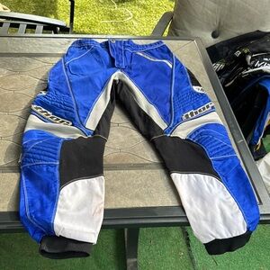Thor Blue and Black Racing Pants